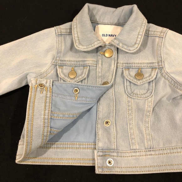 3-6M Baby Gender Neutral Jean Jacket - Picture 1 of 4